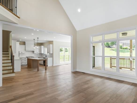 Bright, spacious interior with large windows and hardwood floors at 5611 Morningside Drive.