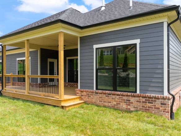Beautiful new construction home on Brentwood Dr with a spacious porch and contemporary design.