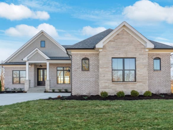 Modern Craftsman Home with brick and siding exterior at 3228 Catalpa Farms Drive.
