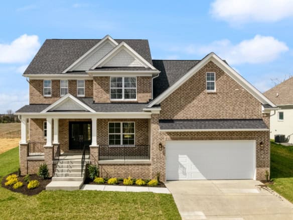 Beautiful new construction home with brick and siding exterior at 3234 Catalpa Farms Dr.