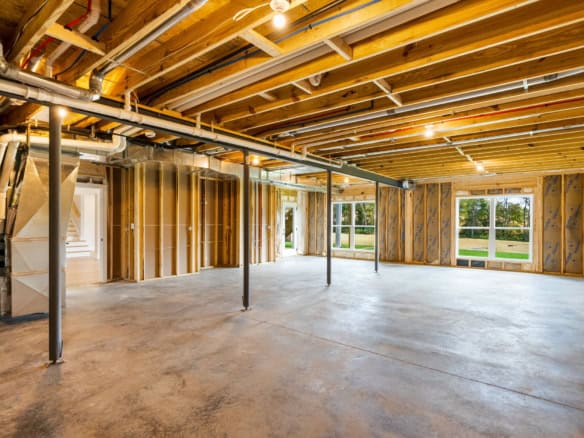 Interior view of a new home under construction at 3235 Catalpa Farms Dr.
