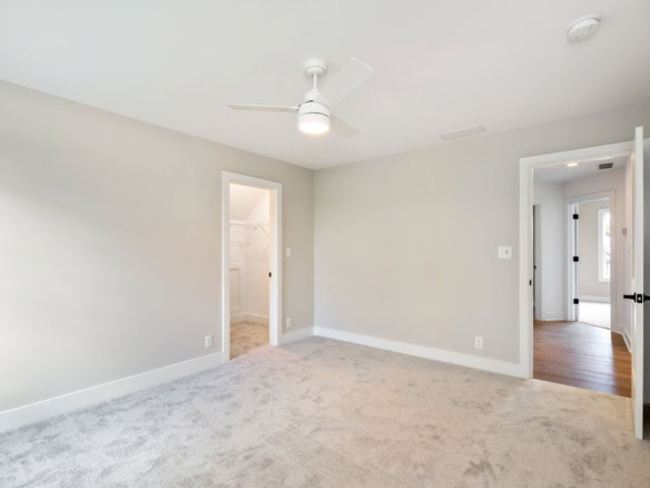 Interior of a newly built bedroom at 3322 Catalpa Farms Dr.