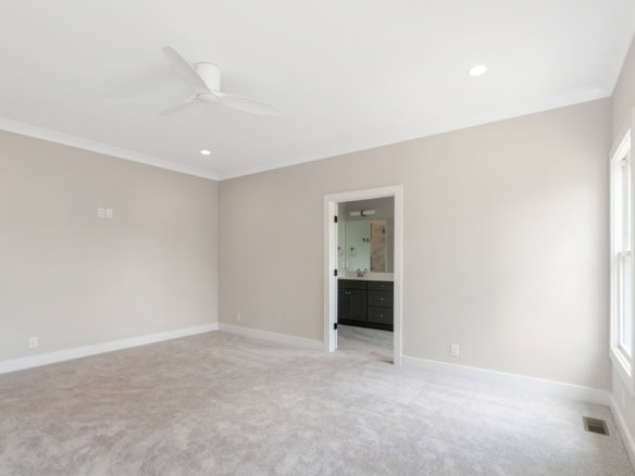Bright, spacious interior of a newly built home at 6603 Oakmont Cir.