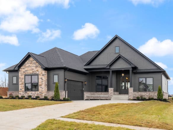Beautiful new construction home with modern craftsman design at 7395 Edith Way.